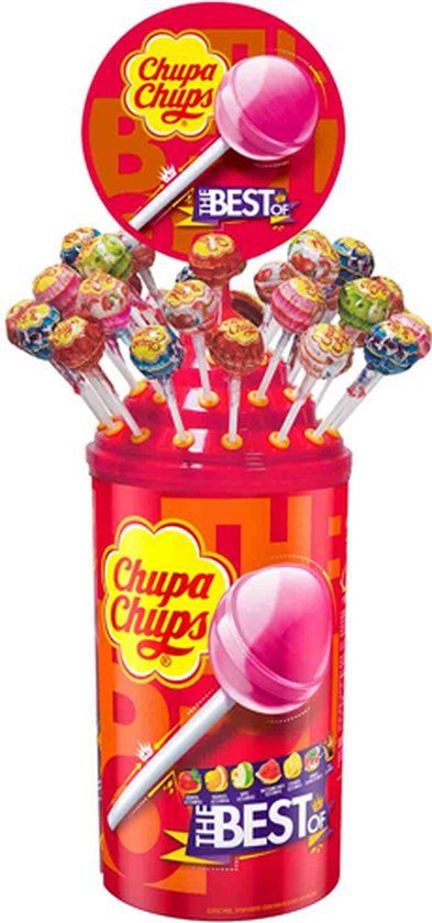 Chupa Chups The Best Of - 100 Lollipops - 1200g