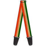 Buckle-Down Gitaarband Ierland Vlag Strepen Distressed 2 Inches Breed (GS-W30957)