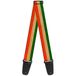 Buckle-Down Gitaarband Ierland Vlag Strepen Distressed 2 Inches Breed (GS-W30957)
