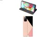 B2Ctelecom Samsung Galaxy A71 Stand Case Zwart Roze Vormen