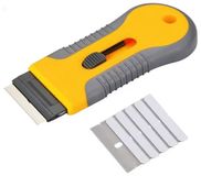 Actie4you® Carbon Blade Glaskrabber | 3 Extra Mesjes