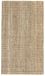 HAMID - Tapijt van Jute Kerala 100% Handgeweven voor Woonkamer, Slaapkamer, Eetkamer, Gang, Ingang (Natuurlijk, 110x60 cm)