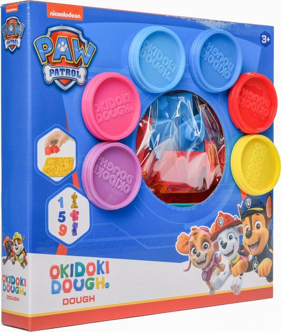 PAW Patrol Okidoki Dough - Klei Vormpjes - Klei Set - Speelklei