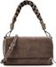 Coccinelle Sac bandoulière Boheme Shoulder Bag Suede Leather / Grained Lea. Warm Ta / Warm Ta Taupe
