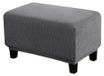 Housse de tabouret rectangulaire pour ottomans