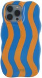 123watches hoesje Candy - blauw oranje - Siliconen, TPU - iPhone 15 Pro Max
