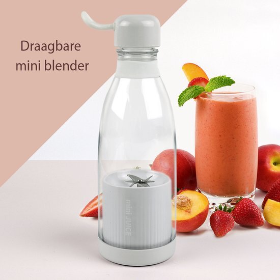 Goodslab Draagbare blender - Mini blender - Blender to go - Blender smoothie - 300 ML
