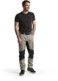 Blåkläder Service werkbroek met stretch 1459-1845 - Stone/Zwart - C56