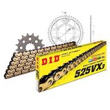 Kettingset DID Kettingset staal 525VX3 / 110 eindeloos voor Yamaha MT-09 XSR A 847-900 cc bouwjaar 2013-2020