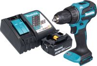 Makita DDF 490 RT1 accuboormachine 18 V 65 Nm 1/2" borstelloos + 1x oplaadbare accu 5.0 Ah + lader