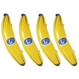 Merkloos / Sans marque Widmann Opblaasbare banaan/bananen - 5x - 100 cm - Big Banana - strand decoratie