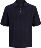 JACK&JONES JPRBLAWINSTON KNIT POLO SS SN Heren Polo Night Sky S