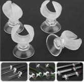 OEM Bol Fish Tank Slangklem Zuignap Clips Luchtvaartmaatschappij Buishouders Klemmen - Binnenste Dia 176 mm Wit