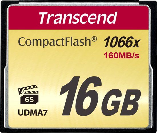 Transcend CompactFlash Card 1000x 16GB