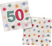 Folat Servetten Starburst 50 (20 stuks) 33 x 33 cm