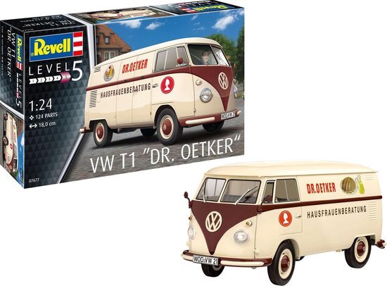 Revell 1:24 07677 Volkswagen T1 - Dr. Oetker Plastic kit