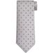 Cravate en soie gris clair - Fleur - Cravate homme