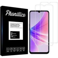 Phonillico® Gehard glas voor Oppo A77 5G [Pack 2]