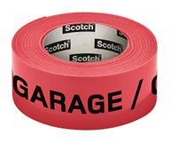 Scotch 300157G plakband, neonkleuren, voorgedrukt, 30 mm x 50 m, rood