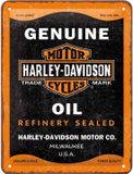 Nostalgic Art Merchandising Nostalgic Art Wandbord Garage Motor - Harley Davidson - Genuine Oil