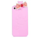 hi-Fun T20 beschermhoes voor iPhone 4, Fiocco, roze