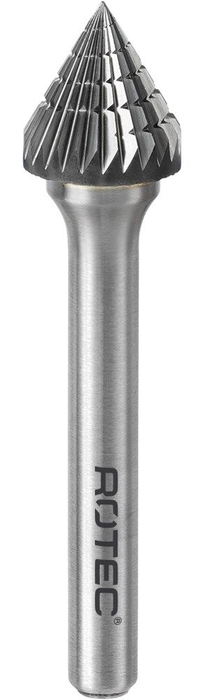 Rotec HM-Stiftfrees, model J - Z3 / Spiraalvertand / ø9,6x8x56xø6mm 60° - 4381005
