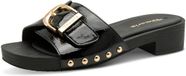 Tamaris - Dames - Muiltjes - Synthetisch - Rubber - Ronde neus - Sleehak - 0-2 cm