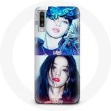 Blackpink Hoesje voor Samsung Galaxy A50 Blackpink K-pop groep Lisa en Jisoo Lovesick meisjes poster van het album Maniacase