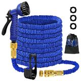 Omgoods - Tuyau d'arrosage flexible 30 m avec 7 têtes de pulvérisation