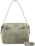 FREDsBRUDER Leren schoudertas My Forever Friend Shoulderbag Leaf kaki