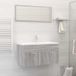 Maison Exclusive - Ensemble de meubles de salle de bain 2 pièces gris Sonoma en bois composite