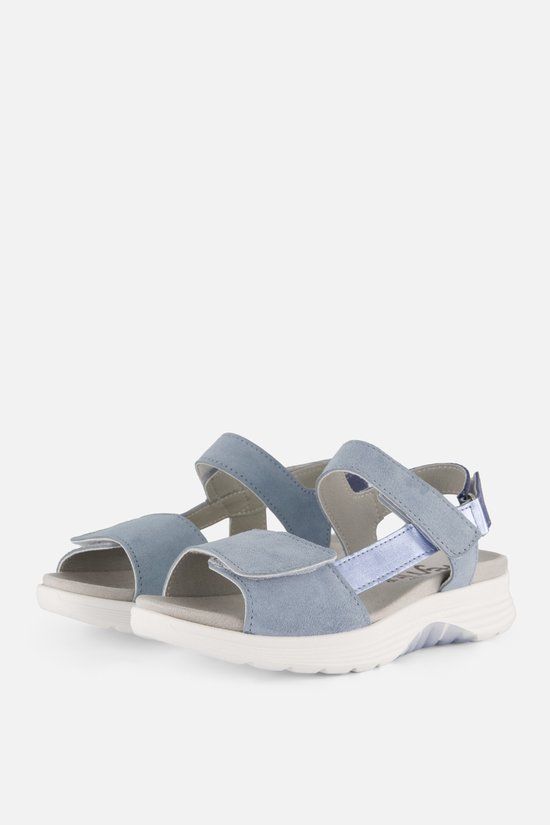 Feyn Sandalen blauw Leer - Maat 37