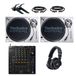 Technics SL-1200MK7 DJ-draaitafel Starterset met Pioneer DJ DJM-A9 mixer