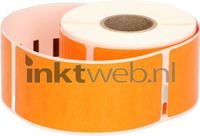 FLWR - Labels / Dymo 99012 adreslabel / oranje