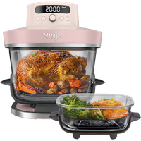 Ninja CRISPi Pro - 7-in-1 Airfryer met glazen vershoudschalen in Rose | AS101EURS
