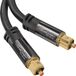 KabelDirekt 6 m digitale optische audiokabel/TOSLINK-kabel (TOSLINK naar TOSLINK, glasvezelkabel voor thuisbioscoop, PS5, XBOX) PRO Series