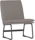 vidaXL Loungestoel 52x75x76 cm stof taupe