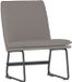 vidaXL Loungestoel 52x75x76 cm stof taupe