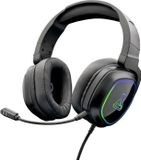 G-LAB KORP Radium, casque de jeu filaire, microphone amovible, éclairage RVB, noir