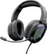 G-LAB KORP Radium, casque de jeu filaire, microphone amovible, éclairage RVB, noir
