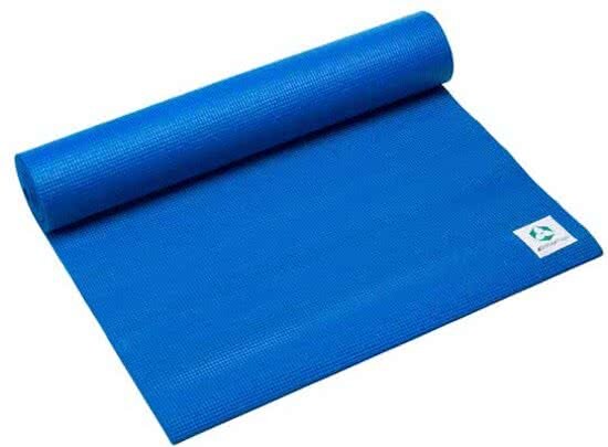 #DoYourYoga - Anti-slip ECO PVC Yogamat - Â»Annapurna ComfortÂ« - goede grip is duurzaam en slijtvast - 183 x 61 x 0 5 cm - blauw