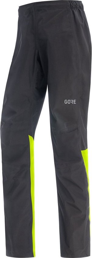 Gore Wear Gore-Tex Paclite Broek Heren, black/neon yellow