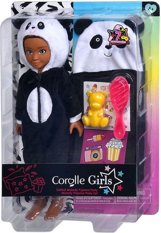 Corolle Girls - Modepop Melody Pyjama Party Set - 28 cm - Vanaf 4 jaar