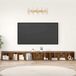 Maison Exclusive Ensemble de meubles TV exclusif - 3 pièces, dimensions : 37 x 35 x 107 cm, en bois de récupération