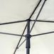Merkloos Rechthoekige 210 x 140 cm parasol - In hoogte verstelbaar en knikbaar met transporttas