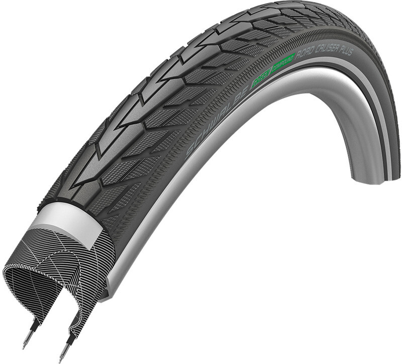 Schwalbe buitenband 26x1.75 Road Cruiser Plus reflectie zwart