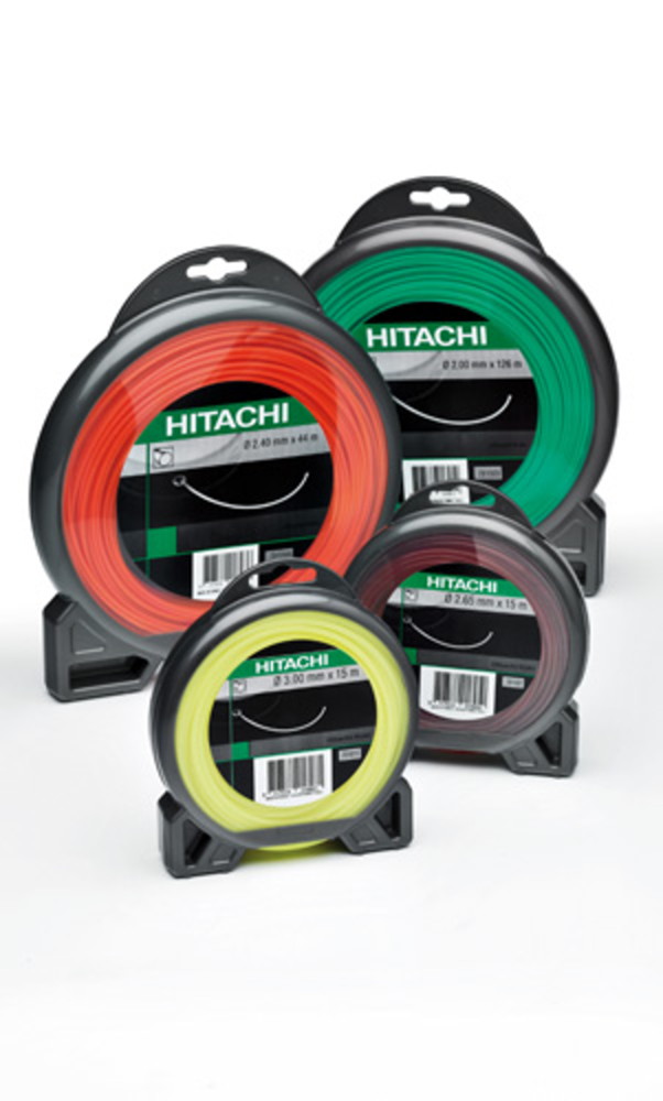 Hikoki Accessoires Hikoki Nylon Lijn Vierkant 2.7 Mm Rood 56 Meter