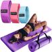 FIT4MED - Set de bandes de résistance - Fuchsia/Violet/Bleu - Tapis inclus