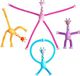 4 jouets avec membres longs et flexibles