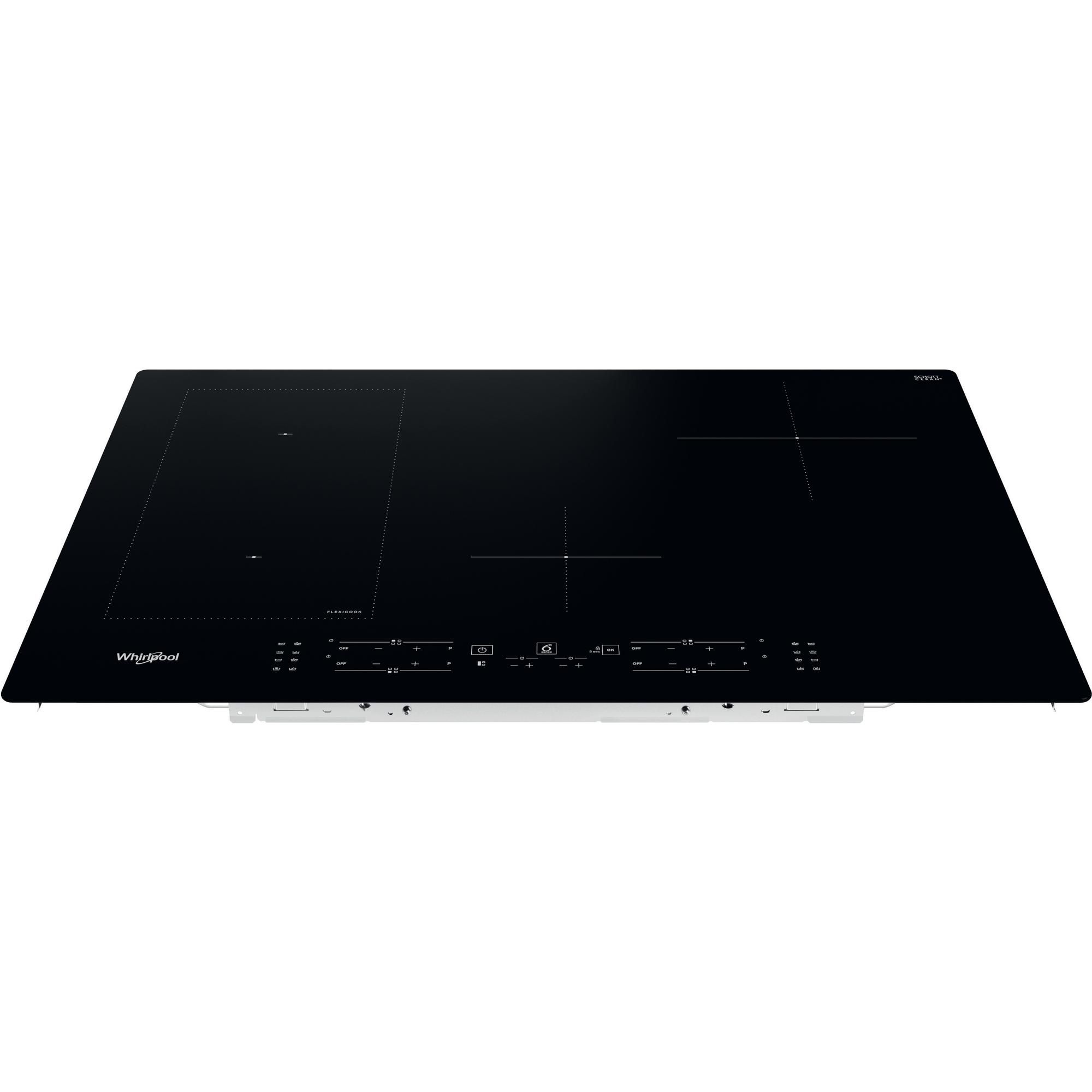 Whirlpool WL B2977 NE Zwart Ingebouwde Inductiekookplaat | 77 cm | 4 Zones | FlexiCook